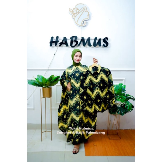 COUPLE  KAFTAN JUMPUTAN PALEMBANG  ASLI HANDMADE VISCOSE