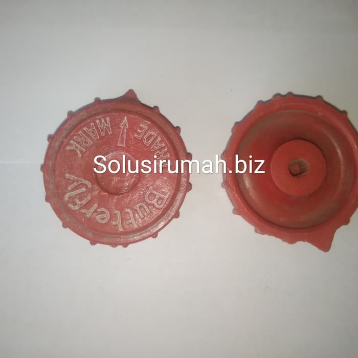 PLASTIK BULAT PUTERAN PETROMAK PVC SAJA MERAH SPARE PART --BTP--