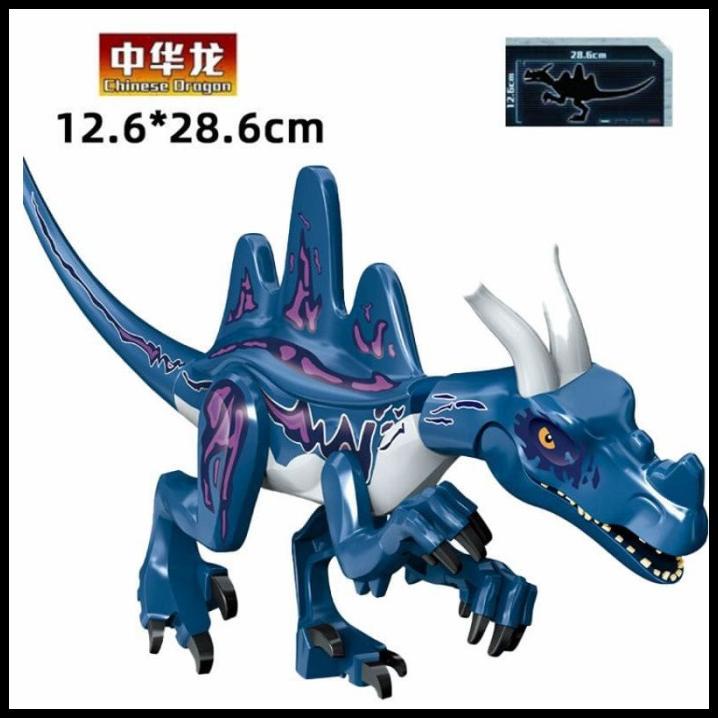 Mainan Lego Dinosaurus Dragon Besar Biru Dino Jurassic World