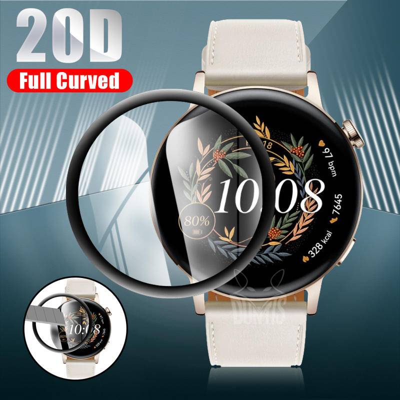 Pelindung Layar Tempered Glass 20D Untuk Smartwatch Huawei Honor GS3