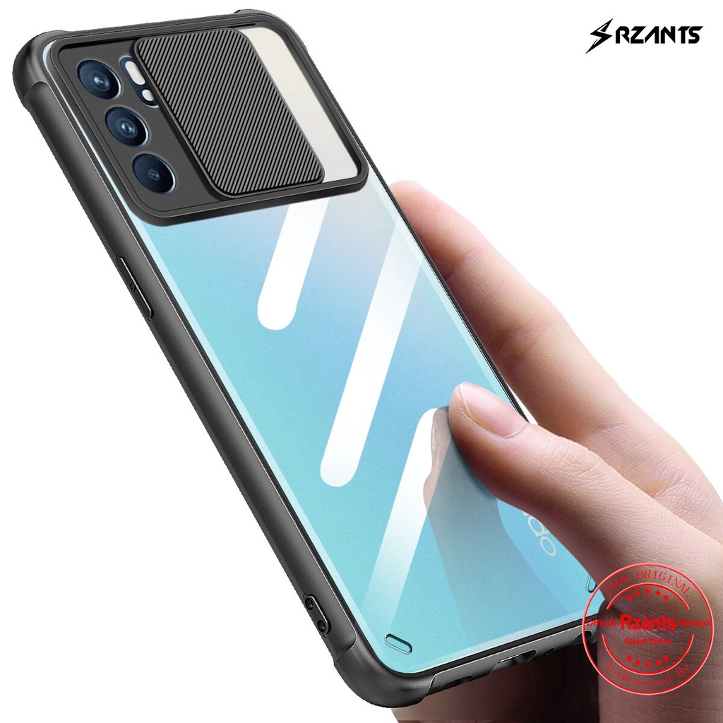 Case Oppo Reno 6 5G Armor Slide Transparent Premium Casin