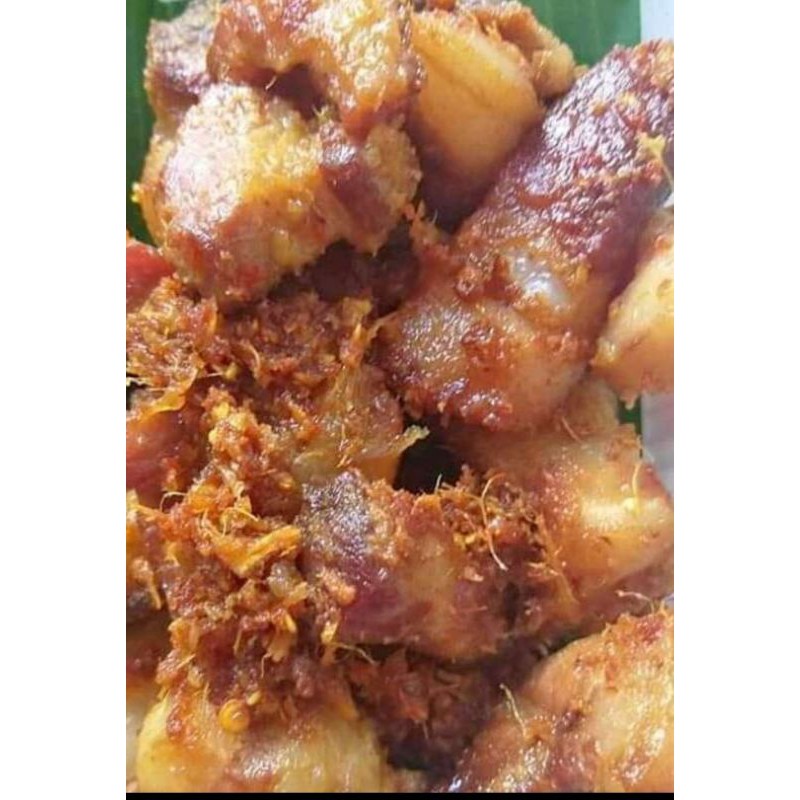 

Babi kum bumbu Bali. [Matang] 250 gr