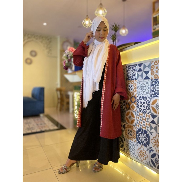 outer cardigan panjang polos cardigan wanita grosir