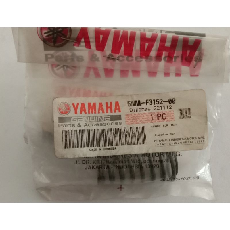 VER SULINGAN SHOCK DEPAN,PER,ORIGINAL YAMAHA JUPITER MX/5NM-F3152-00 SUBTITUSI 5TP-F3152-00