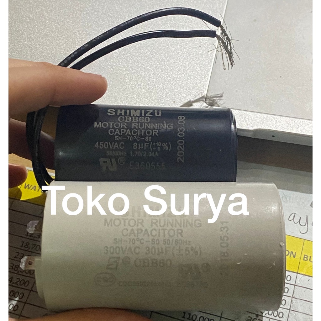 SPARE PART SHIMIZU - Kapasitor SHIMIZU 30 uf Kapasitor shimizu PS 230  bit Kapasitor Jet Pump 30 uf 