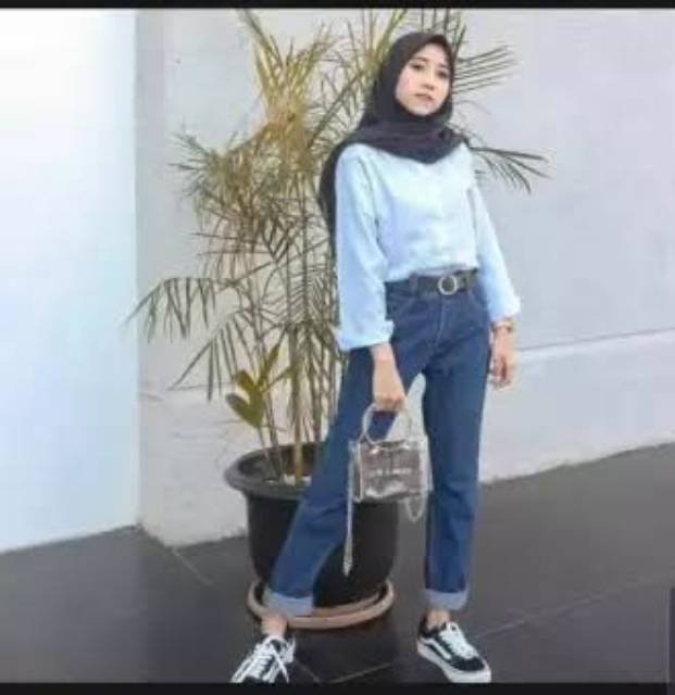 CELANA JEANS WANITA BOYFRIEND