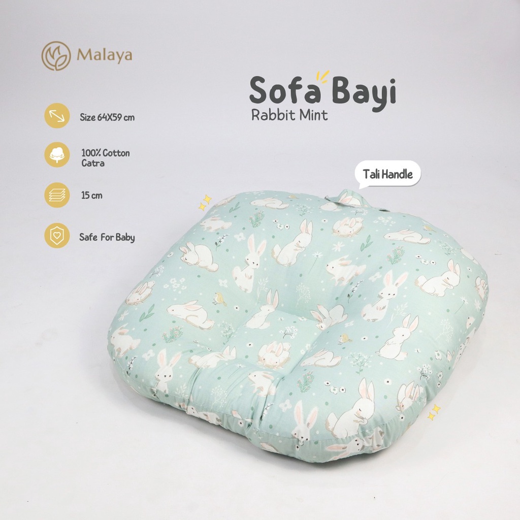 Malaya Baby l Sofa Bayi Jumbo Uk 64 x 59 CM | Kasur Bayi Katun Korea