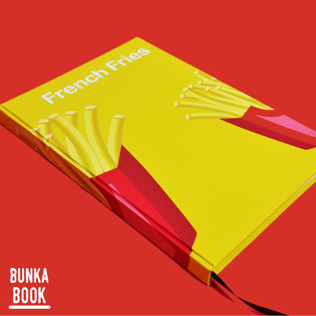 

Note Book Hardcover French Fries Ukuran A5 Jurnal Agenda Planner Notebook Gift Couple