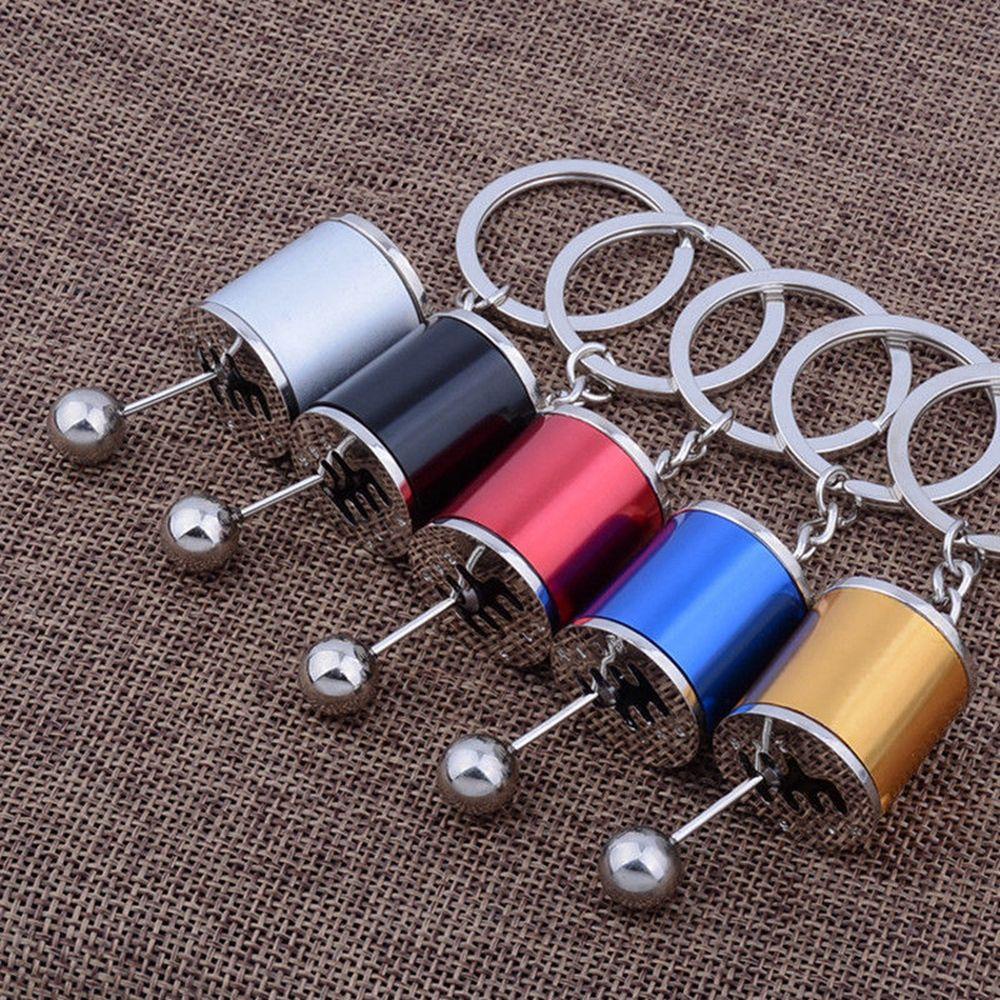 Hadiah Gantungan Kunci Mobil Populer Chrome Metal Stick Box Keyfob