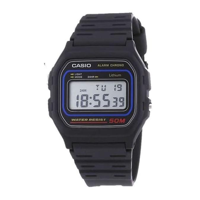 RECOMENDED JAM TANGAN CASIO ORIGINAL W-59-1VQ / W59 - DIGITAL