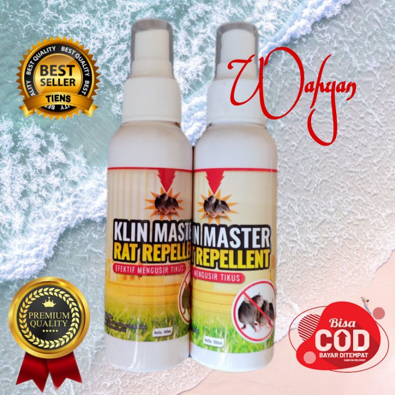 Klin master pembasmi / racun / pengusir tikus isi 100 ml