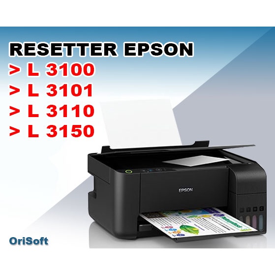 Software RESETTER Epson L3110-L3150-L3100-L3001/+ Video Panduan Reset Printer Full Version