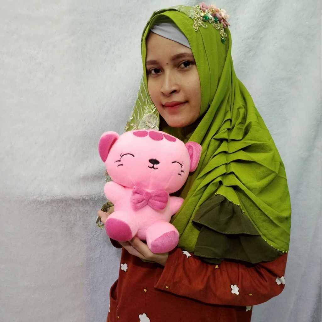 boneka Kucing cantik s murah velboa bisa COD cocok untuk kado ulang tahun
