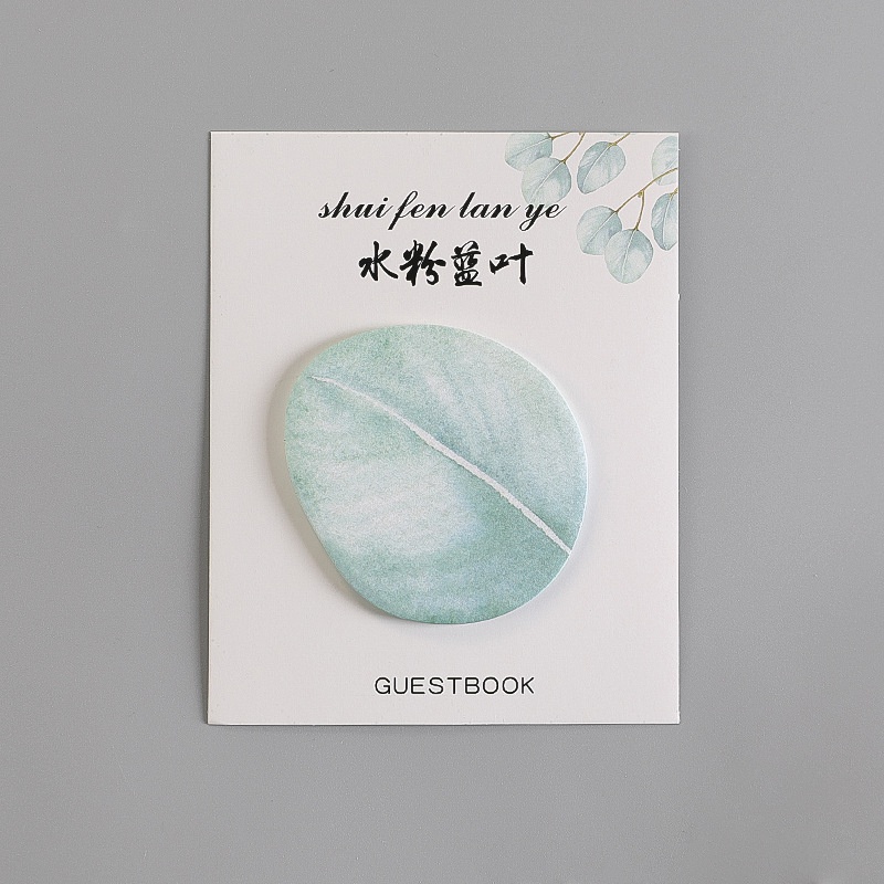 Leaves Sticky Note for Student Message Notepad Leaf Sticky Note Paper Plant Memo Pads