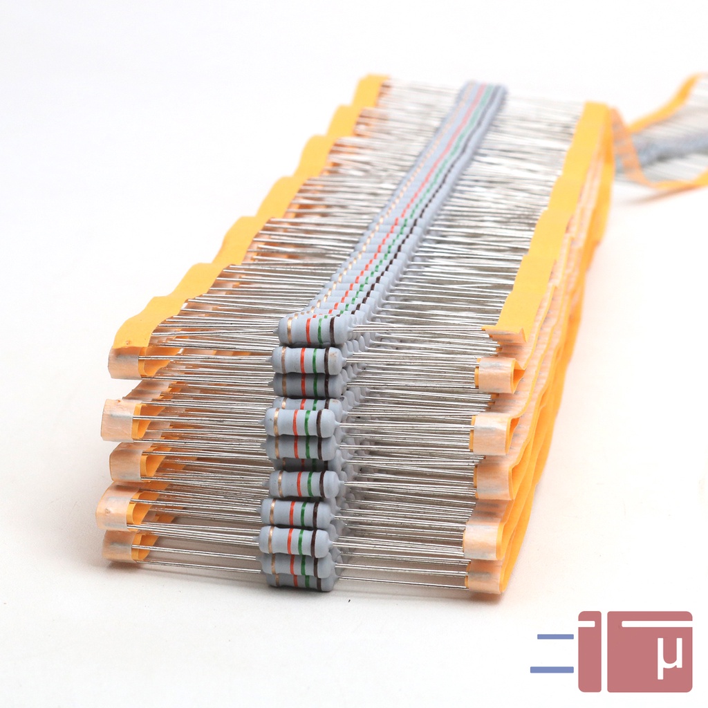 x10 Resistor 15K 1W Metal Oxide 5% Taiwan Kaki Tembaga