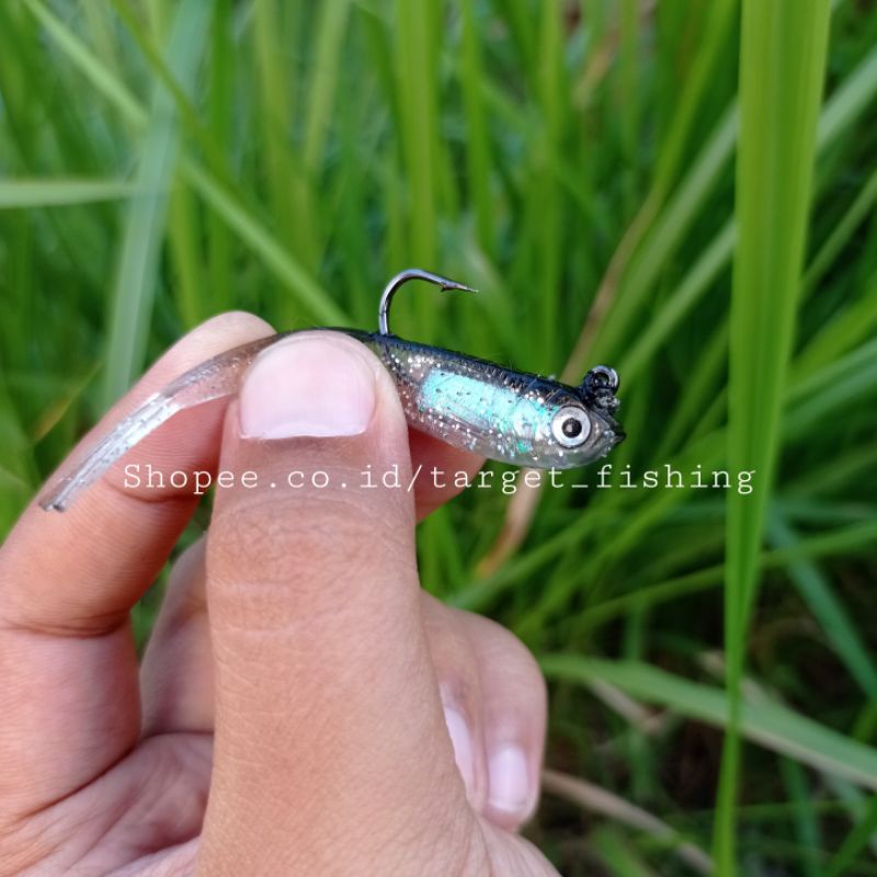 Soft Lure Ikan Teri 6.5gr - Umpan Casting UL Pantai / Karang Dangkal / Tambak