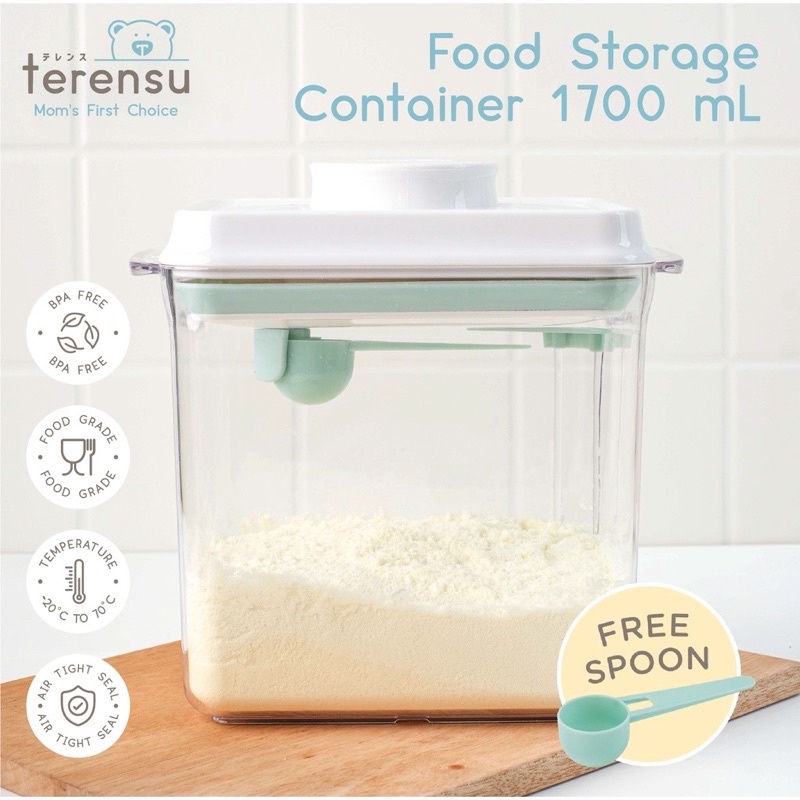 Terensu Toples Box Kedap Udara Susu SUFOR Bubuk Bayi 600gr FREE Sendok