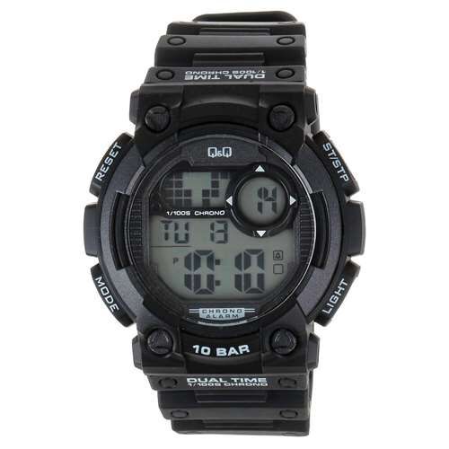 Jam Tangan Pria Casual Sporty Rubber Digital Original Q&amp;Q QnQ QQ M141 M141J Series