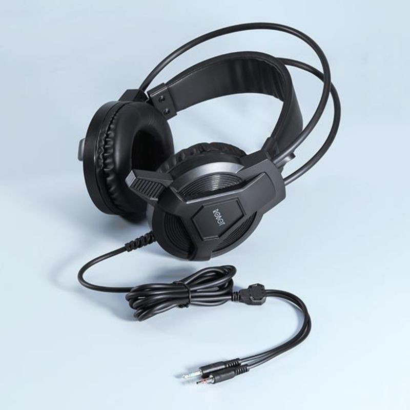 Headphone ROBOT RH-P10 2x3.5mm Jack Audio Double Padded Headband ORIGINAL - Garansi Resmi 1 Tahun