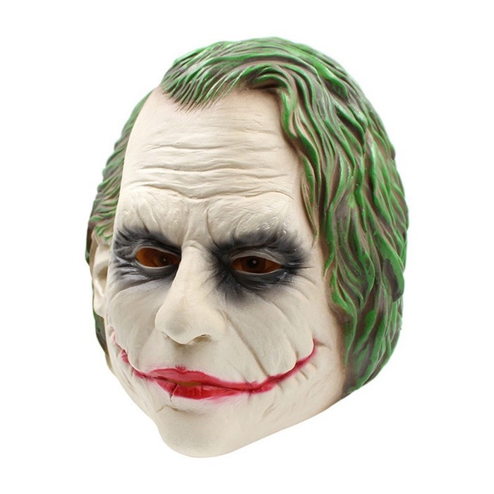 PROMO JOKER MASK- TOPENG JOKER LATEX- JOKER LATEX MASK- HALLOWEN-