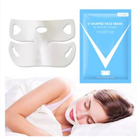 EFERO V-SHAPED MASK - MASKER V SHAPED - EAR HOOK 4D V SHAPE GEL MASK