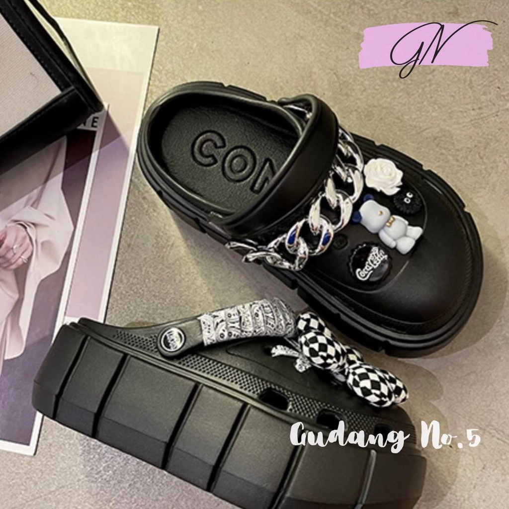 GN-E8067 Sandal Baim Wanita Impor Sandal Fuji Bahan EVA Rubber Anti Slip