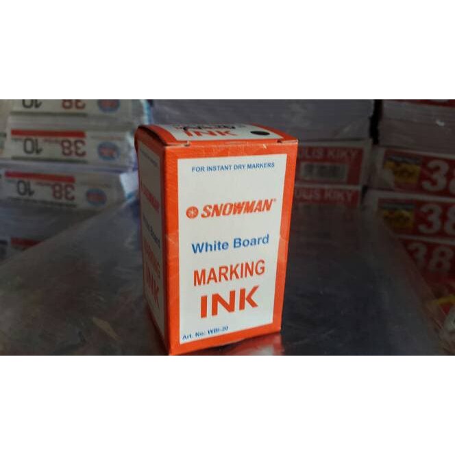 

Promo Tinta Refill snowman white board marker HITAM Murah