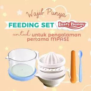 Lusty Bunny Baby Food processor / perasan jeruk set mika 1360