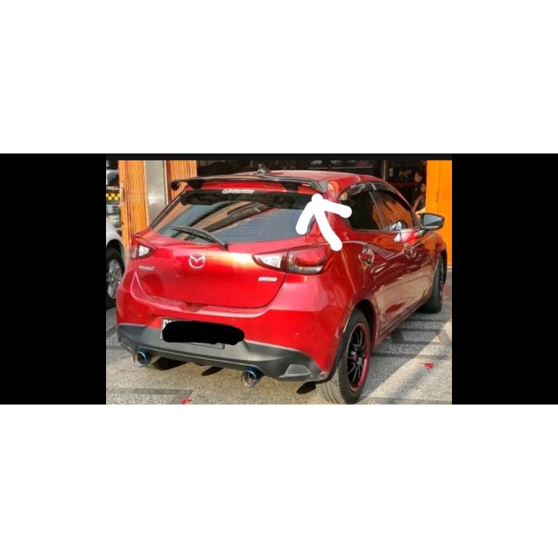 spoiler mazda 2 mugen sayap