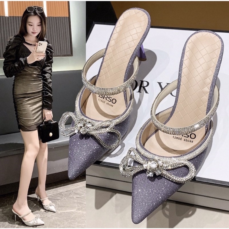 heels 9905 sepatu sendal wanita import