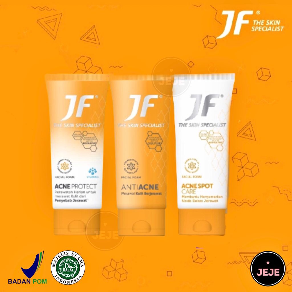 JF Sulfur Facial Foam 70 gr | Anti Acne Protect Spot Care