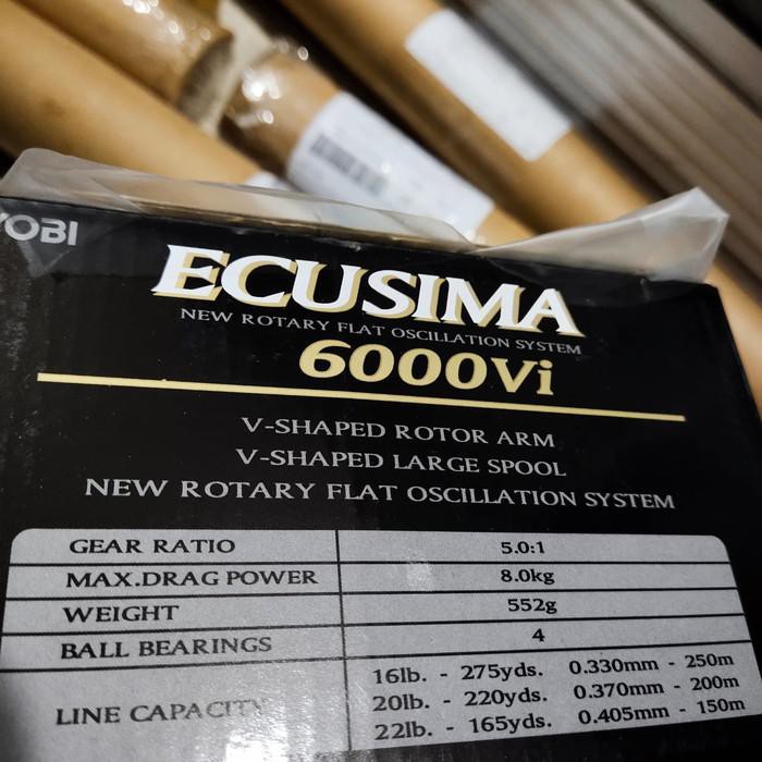 alat pancing mantul habis reel ryobi ecusima vi 6000