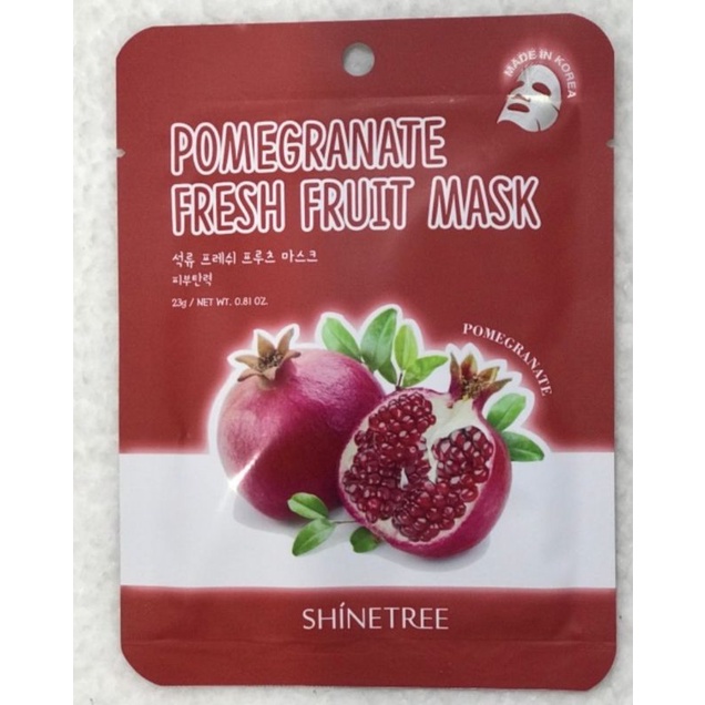 Pomegranate Shinetree Masker Wajah Korea 23gr Masker Pomegranate