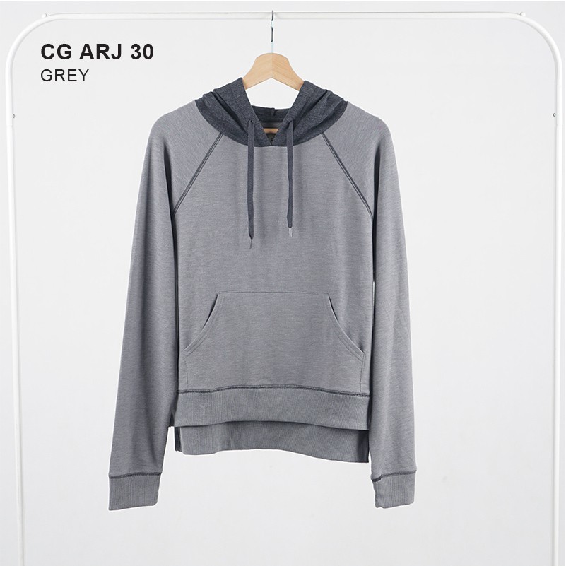 Hoodie Wanita- Colourblocked Pullover Long Sleeve [CG-ARJ 30]-3
