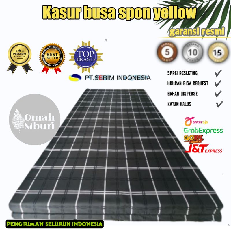 KASUR BUSA 140X200X10 KASUR BUSA SPON SUPER YELLOW