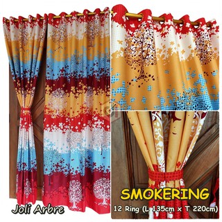 Gorden Pintu Hordeng Jendela Smokering 12 Lubang Ukuran Gorden Pintu Hordeng Jendela Smokering 12 Lubang Ukuran