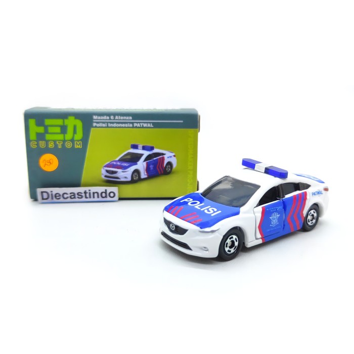 Tomica 62 Mazda Atenza Custom Polisi Indonesia Patwal