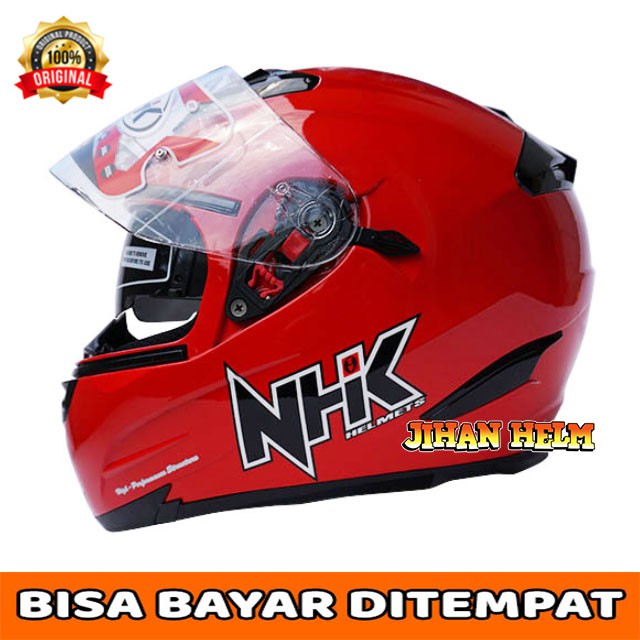 HELM NHK / HELM NHK FULL FACE RX9 FIRE RED TERMURAH