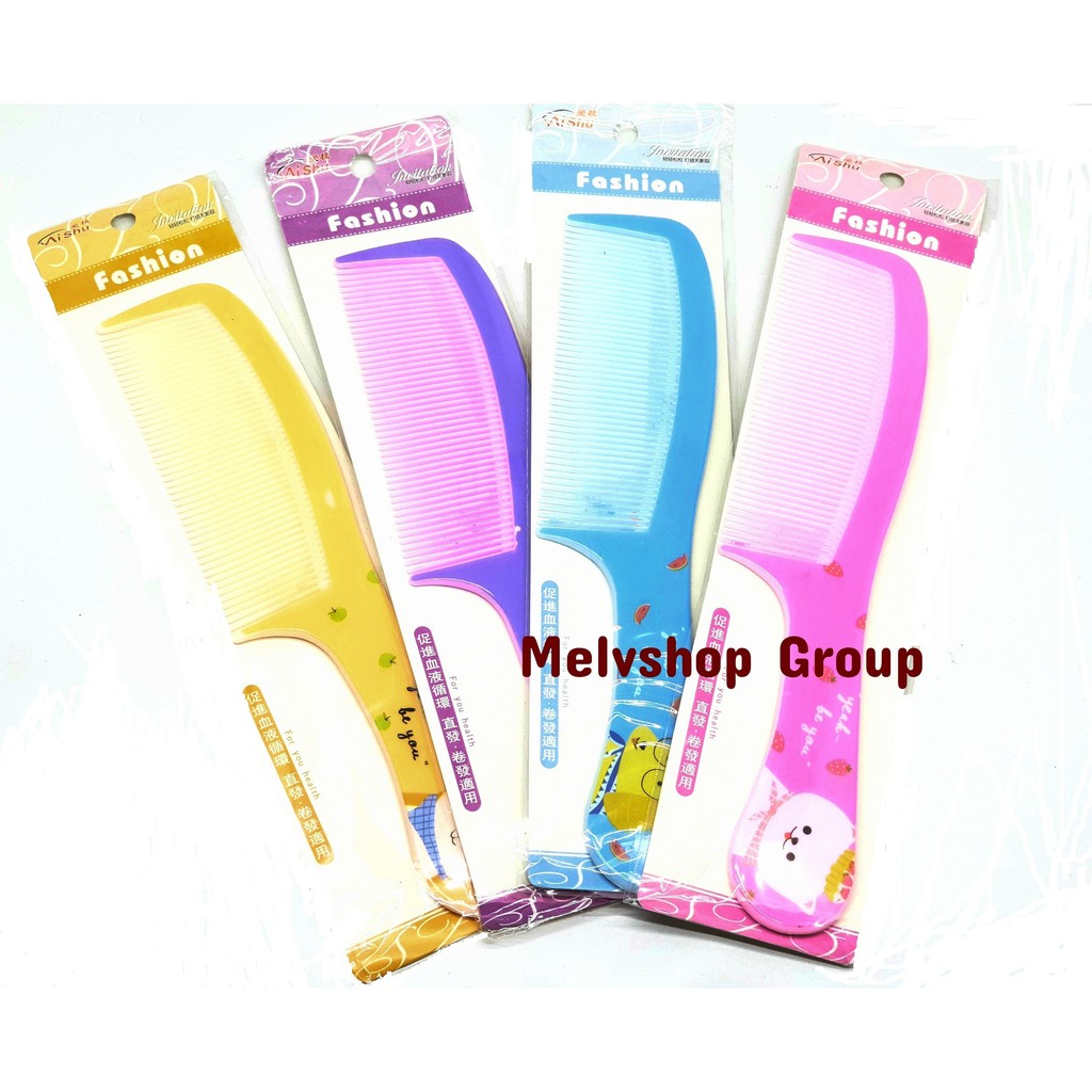 SISIR FANCY KARAKTER - SISIR GAGANG 20CM - AISHU HAIR COMB-4