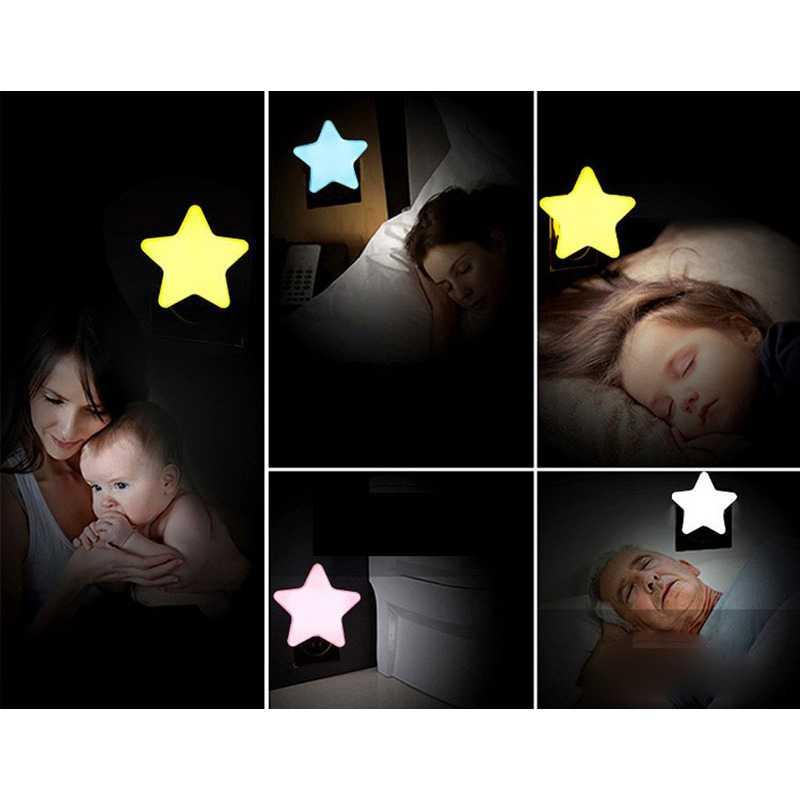 Luminaria LED Lampu Tidur Desain Lucu Bintang Warm Light - L300