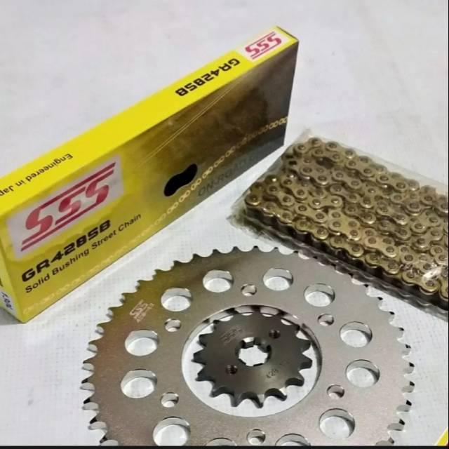 Gear set sss 428 vixion