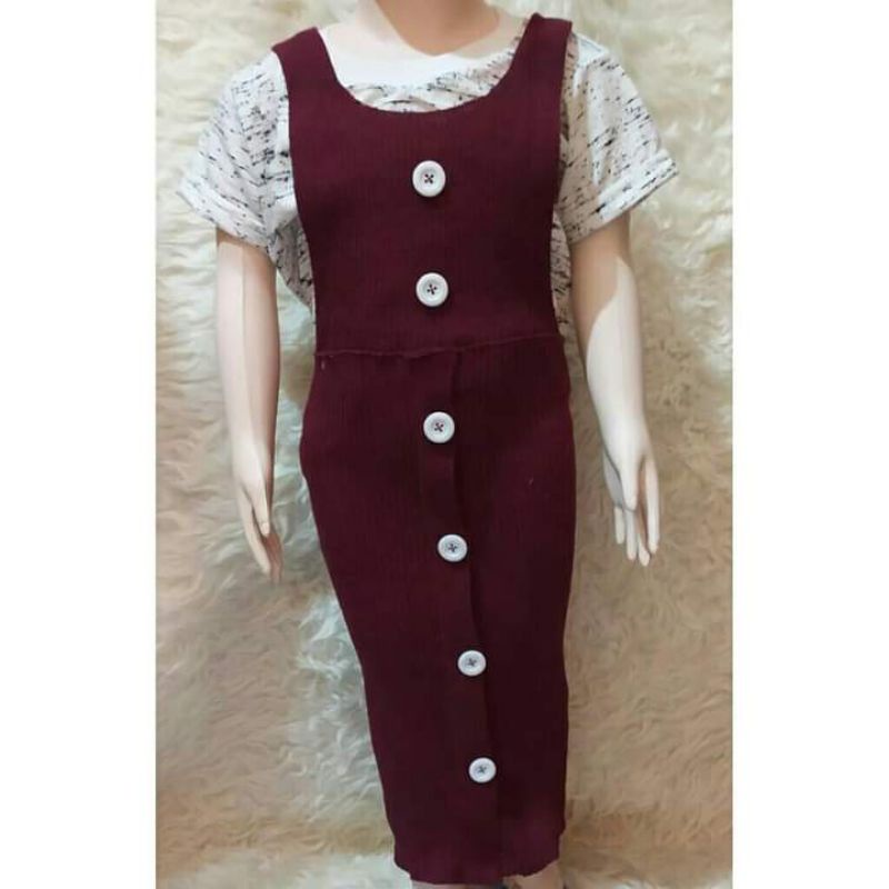 M Overall Anak Perempuan 1-3 Tahun Dress Operol Rajut