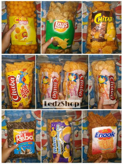 Ciki kiloan TERMURAH / Chikiball / Chitato / Chuba / Lays / Mie Enak / Rebo / Momogi / Wallen Soes