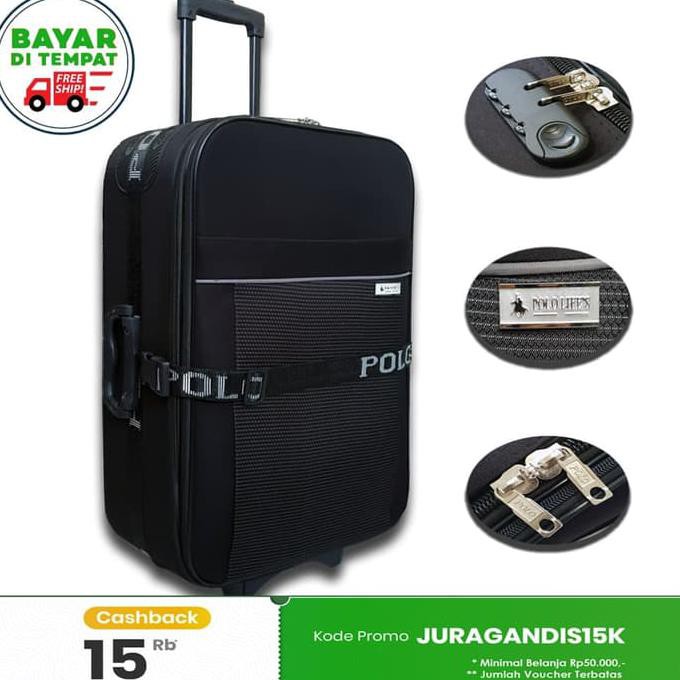 -SIAP KIRIM- TAS KOPER POLO KOPER 20 INCH KOPER TRAVEL KOPER BAHAN KOPER IMPORT ORI