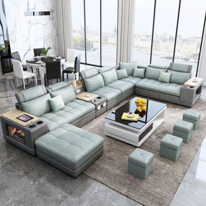 (lu04) Shofa ruang tamu minimalis modern