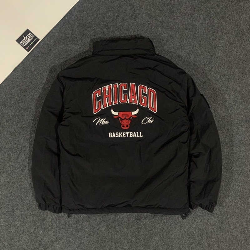puffer jacket nba chicago bulls second