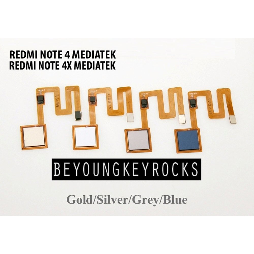 FLEXIBLE FINGERPRINT SENSOR SIDIK JARI XIAOMI REDMI NOTE 4 - 4X MEDIATEK ORIGINAL