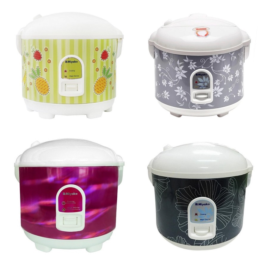 MIYAKO Magic Com 1,8 Liter / Rice Cooker 3in1 MCM 528 ( MOTIF RANDOM) - Garansi Resmi 1 Tahun