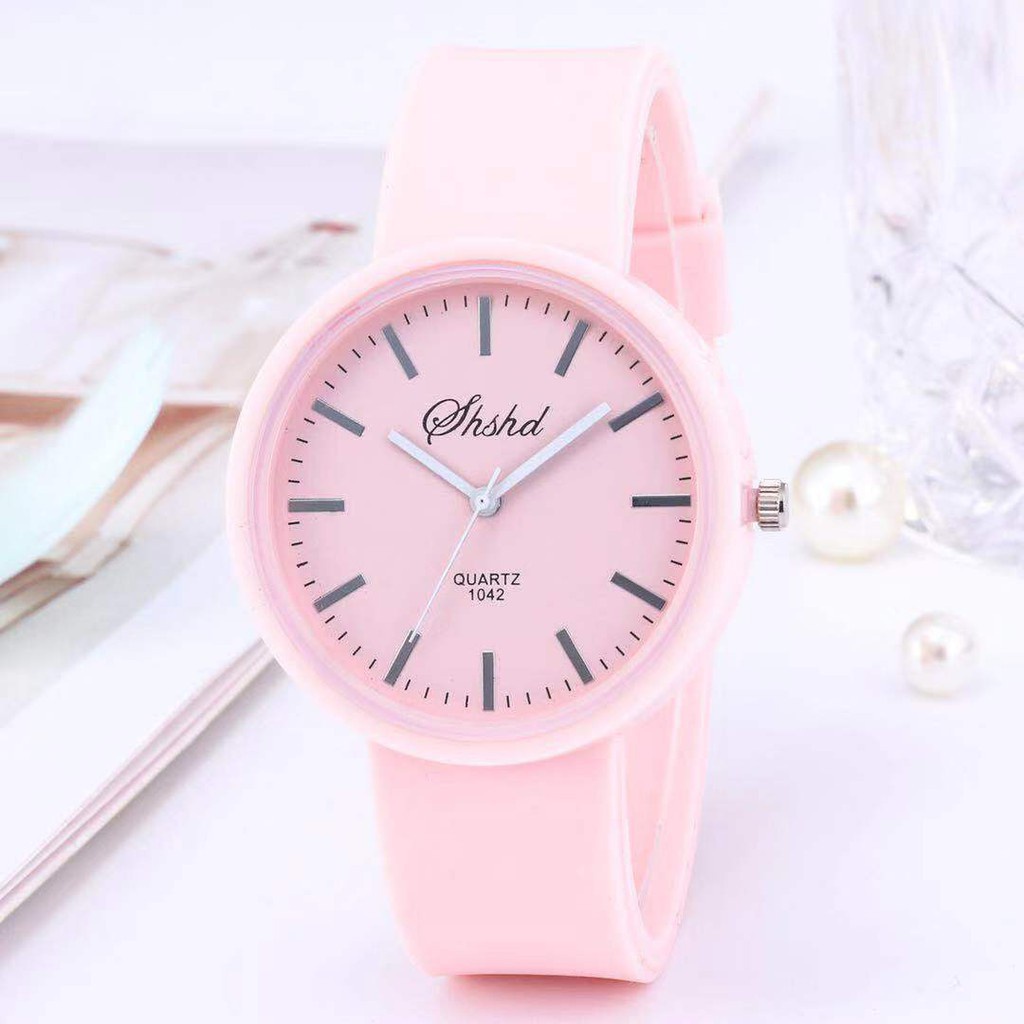 [DGS] ✅COD [BBS] Dari Jakarta - BAYAR DITEMPAT - Harajuku Korean Simple Fashion Casual Jelly Men Women Watch