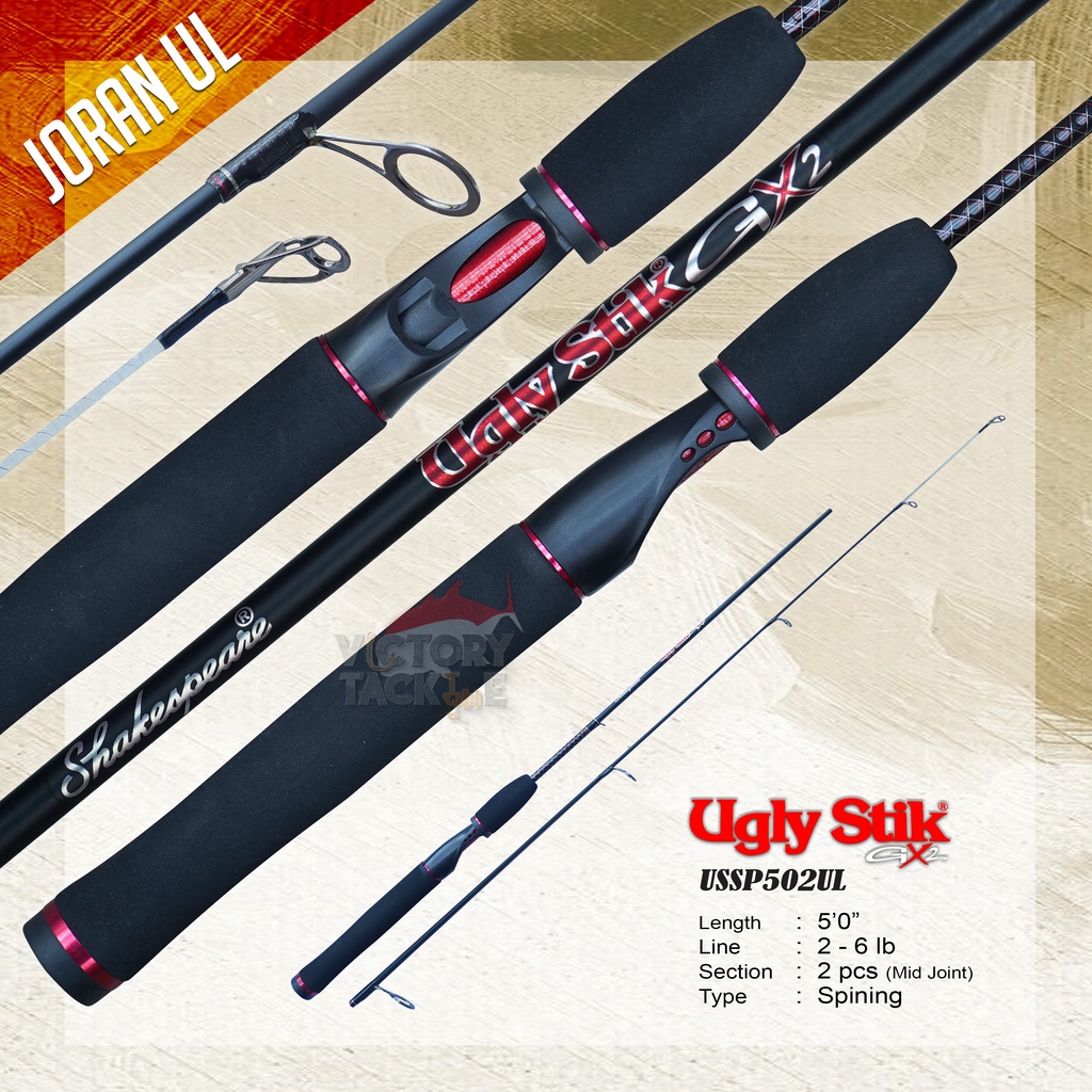 JORAN PANCING UGLYSTIK GX2 SHAKESPEARE USSP502UL SPINNING ROD | FRESHWATER ROD